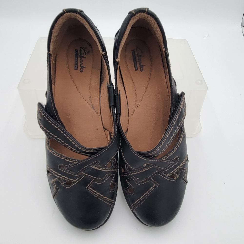 Womans Clarks Collection Ashland Black Mary Janes Size 8.5 I think